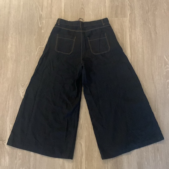 Zara Black Wide Leg Pants - Picture 6 of 6